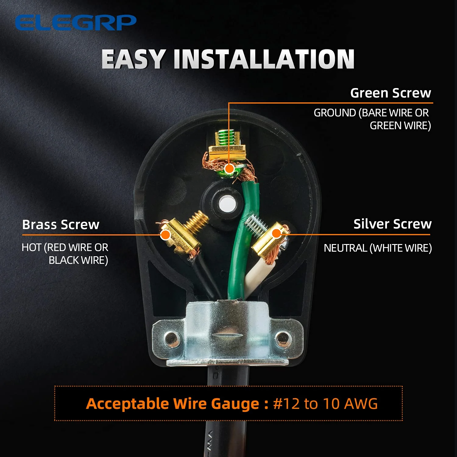 RV Receptacle & Plug Combo, 30A 125V, 2 Pole 3 Wire, NEMA TT-30R/P - Image 12