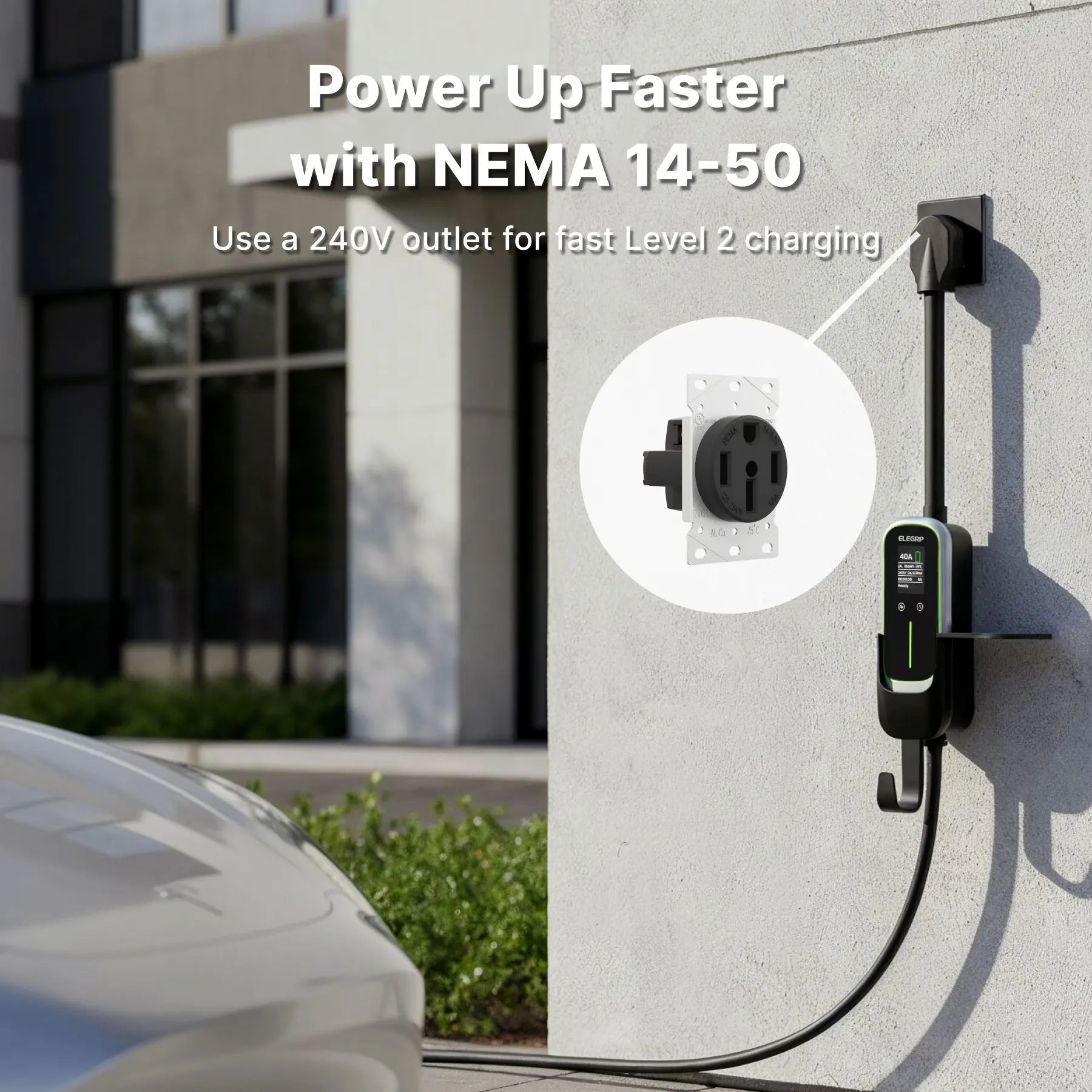 Fast Level 2 Tesla NEMA 14-50 Type EV Portable Charger Compatible with Model Y/3/X/S - Image 12