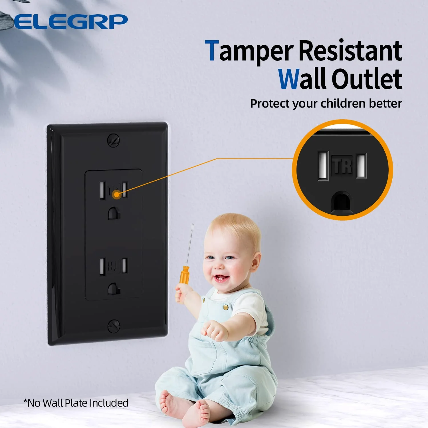 15A 125V, Decorator Wall Outlet Receptacle, Tamper-Resistant, Self-Grounding, 10-Pack - Image 14