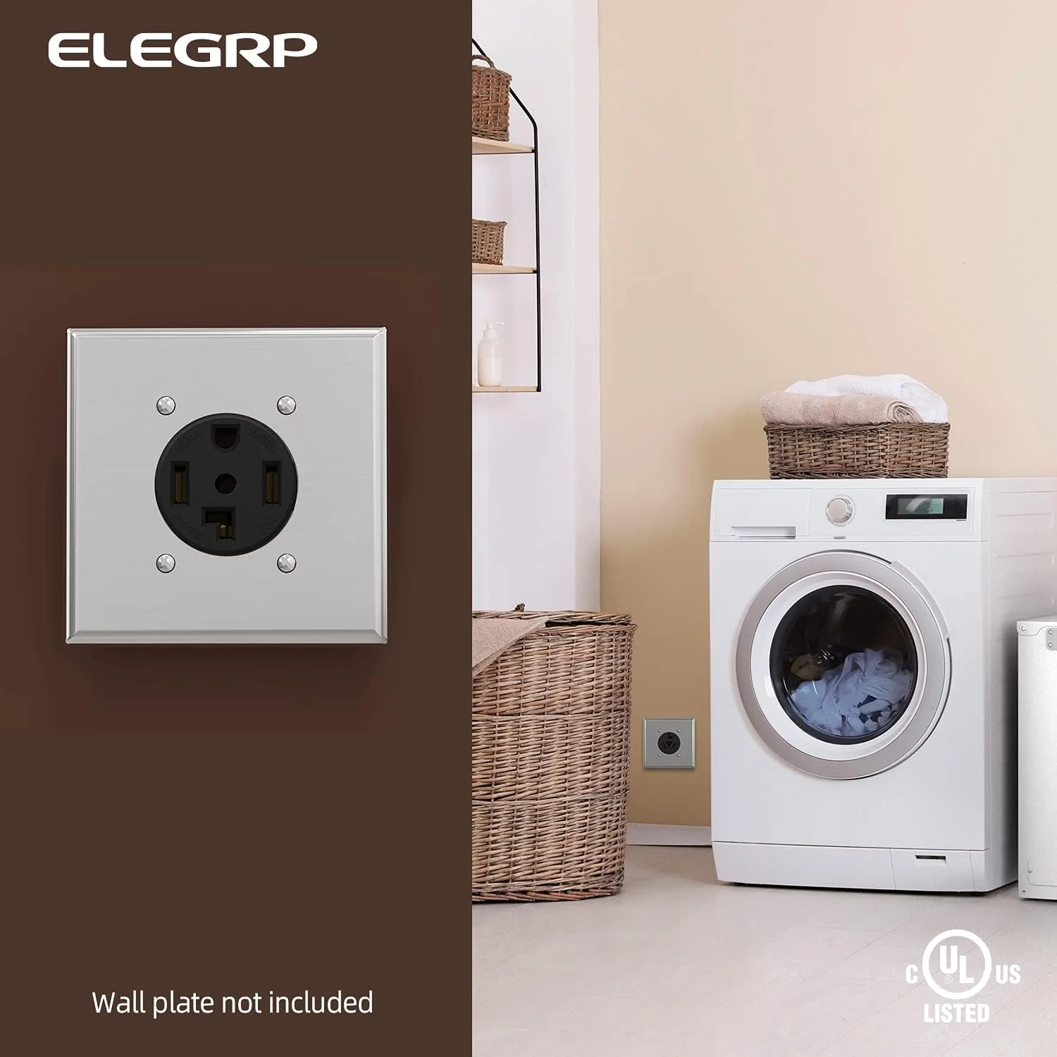 Flush Mount Power Receptacle & Plug Combo, 30A/50A 125-250V, NEMA 14-30R/P & 14-50R/P - Image 9
