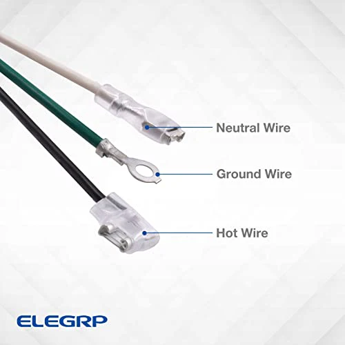 LCDI 6000W AC Power Cord with Safety Protection, 25A 240V, NEMA 6-30P, 12AWG - Image 3
