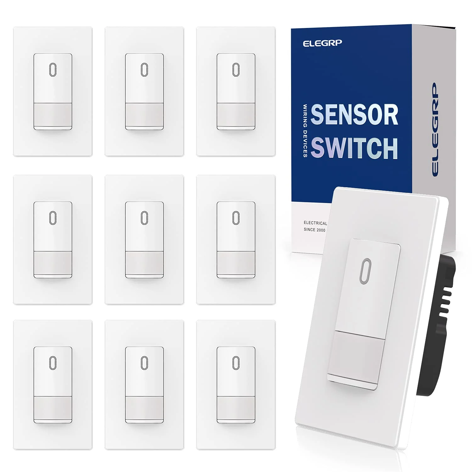 Motion Sensor Light Switch for LED/CFL/Incandescent Bulbs,12-14A 120-277V, Single-Pole/Dual Location Control - Image 12