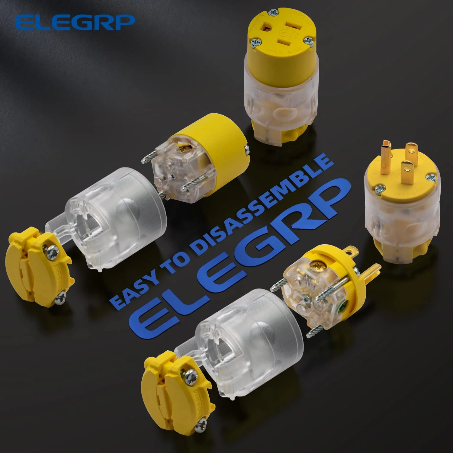 15A 125V, Lighted Straight Blade Electrical Plug and Connector, NEMA 5-15R/P, 2-Pole 3-Wire - Image 18