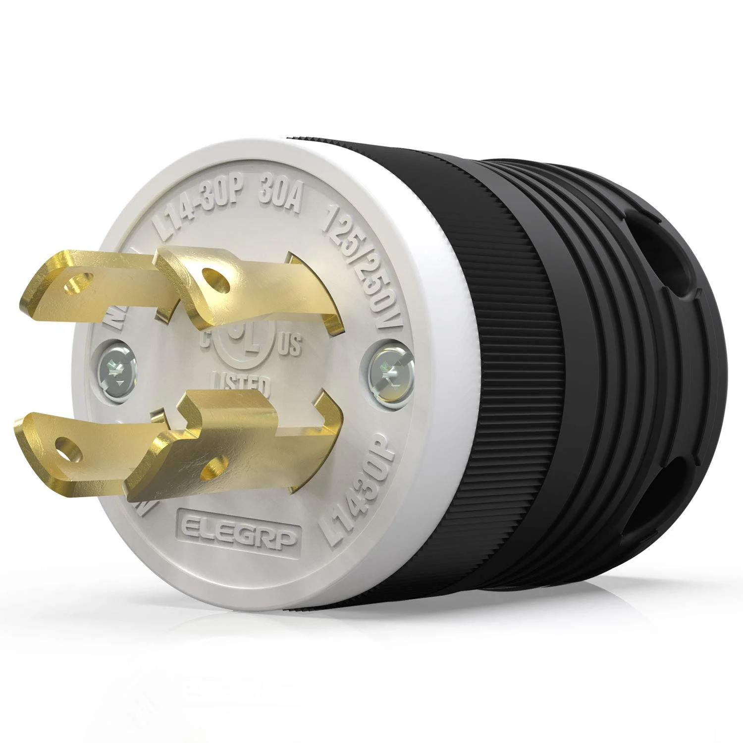 30A 125/250V, Twist Lock Plug and Connector Set, NEMA L14-30, 2-Pole 3-Wire - Image 6