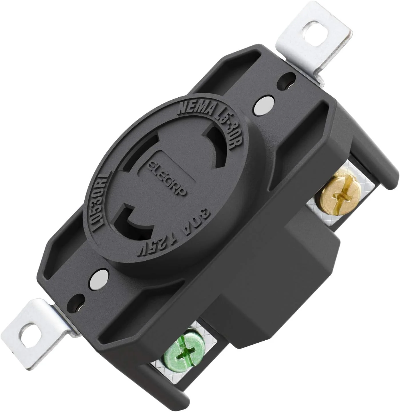 30A 125V, Twist Lock Plug and Connector Set, NEMA L16-20, 2-Pole 3-Wire - Image 13