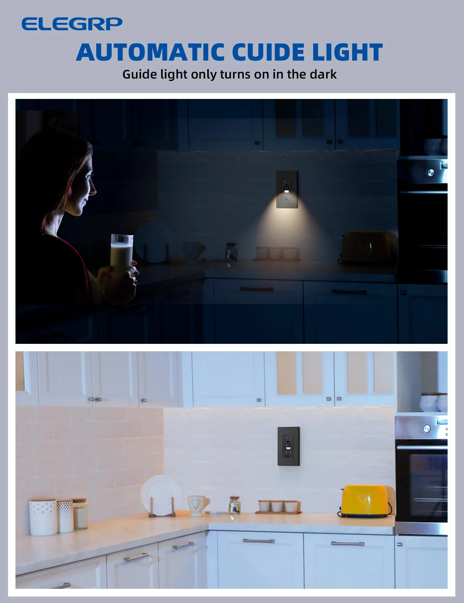 GFCI Outlet with Nightlight, 15A/20A, Self-Test, Tamper-Resistant - Image 12