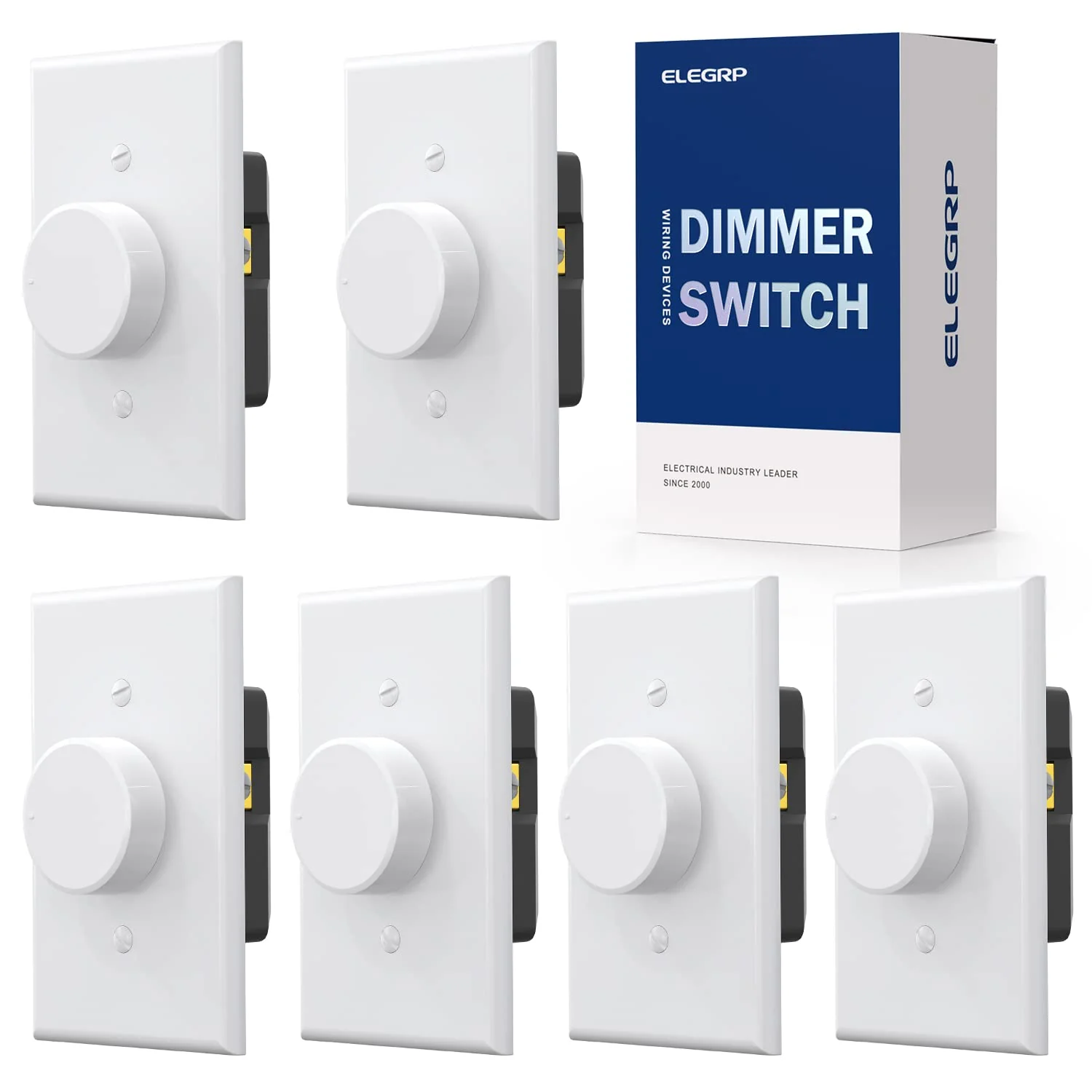 Rotary Dimmer Switch for LED/CFL/Incandescent Bulbs, Single Pole/3-Way - Image 3