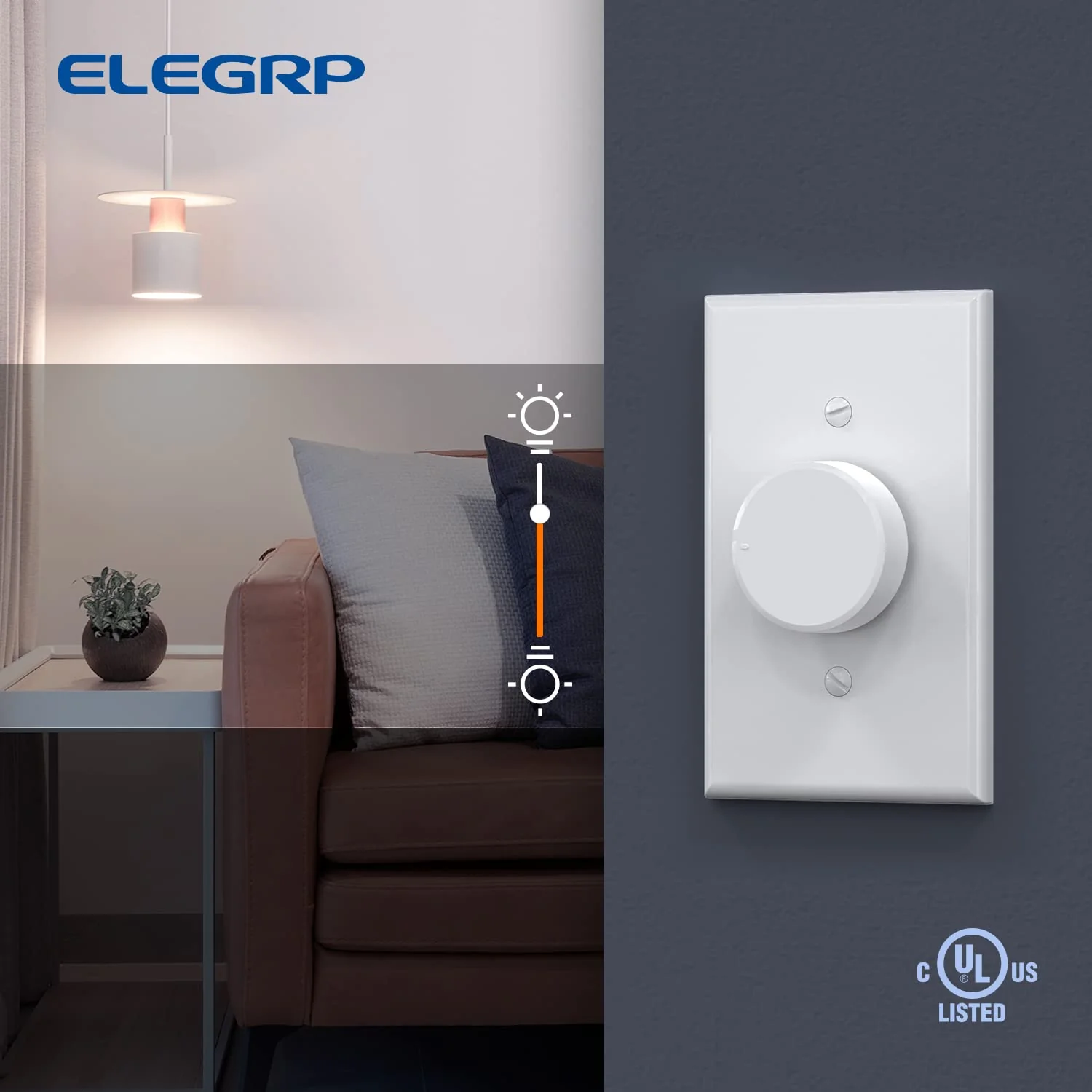 Rotary Dimmer Switch for LED/CFL/Incandescent Bulbs, Single Pole/3-Way - Image 5