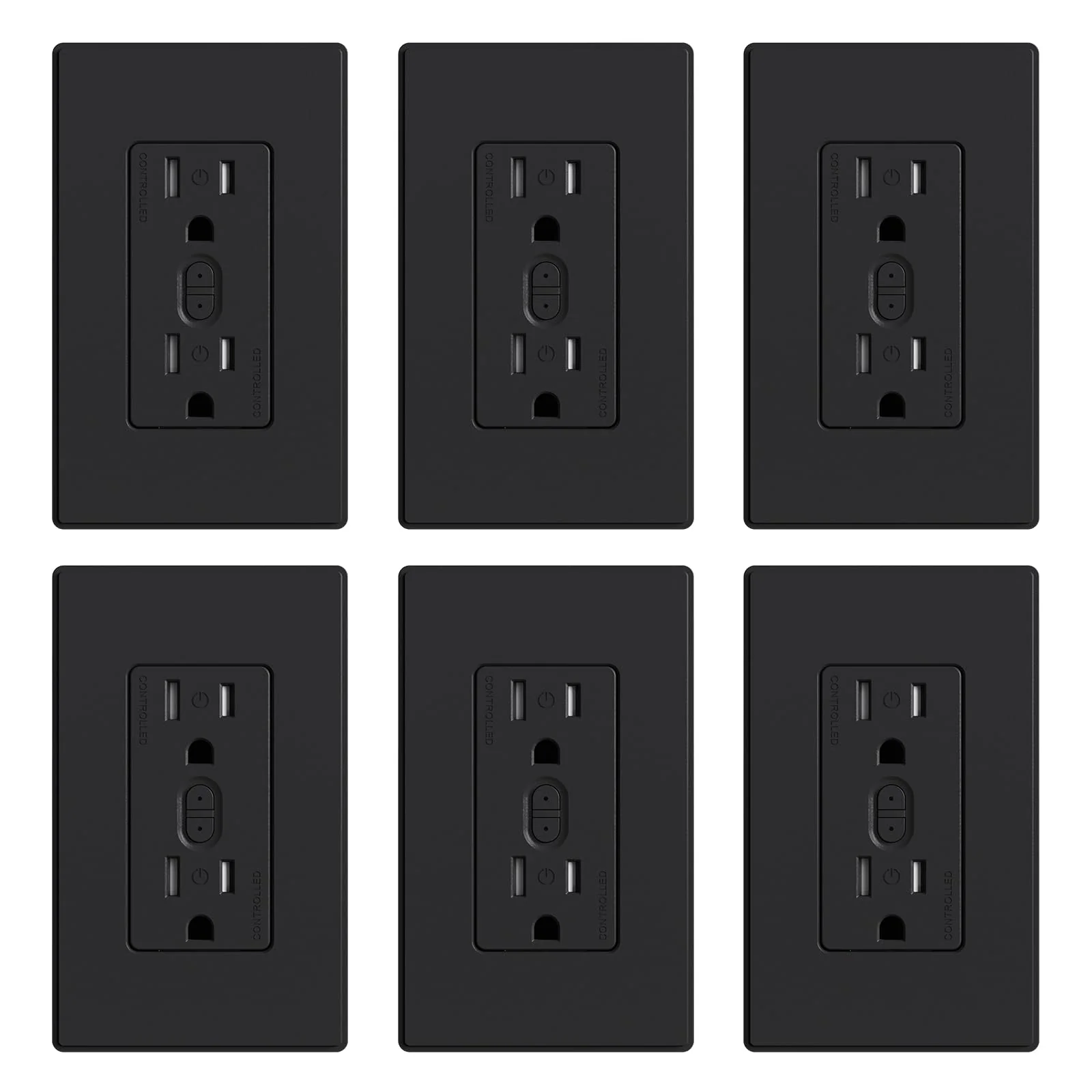 Wi-Fi Smart In-Wall Outlet with Voice & App Control, Individual Control - Image 6