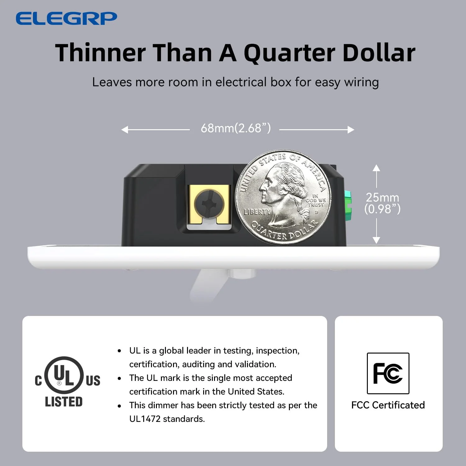 Toggle Dimmer Switch for LED/CFL/Incandescent Bulbs, Single Pole/3-Way - Image 10