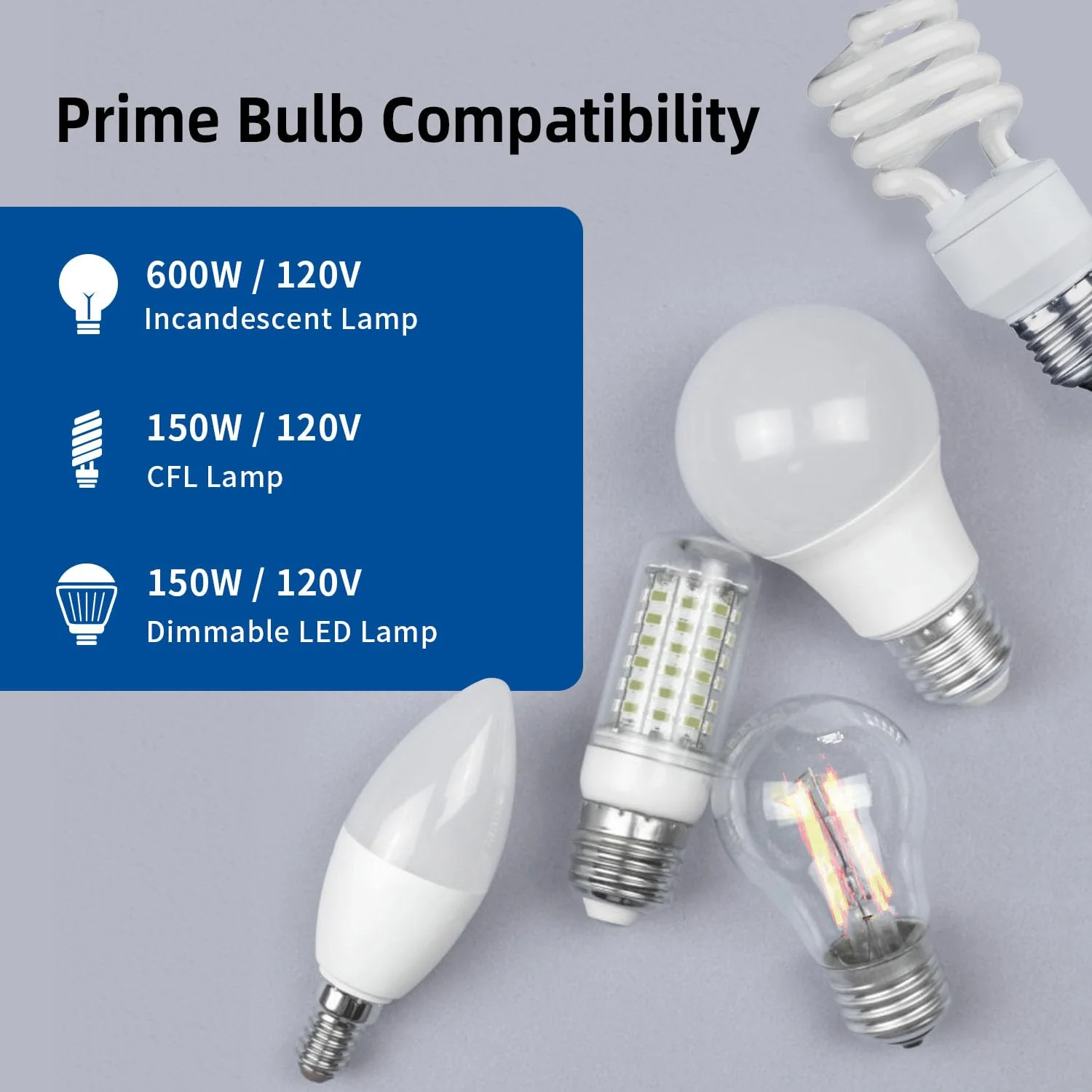 Toggle Dimmer Switch for LED/CFL/Incandescent Bulbs, Single Pole/3-Way - Image 13