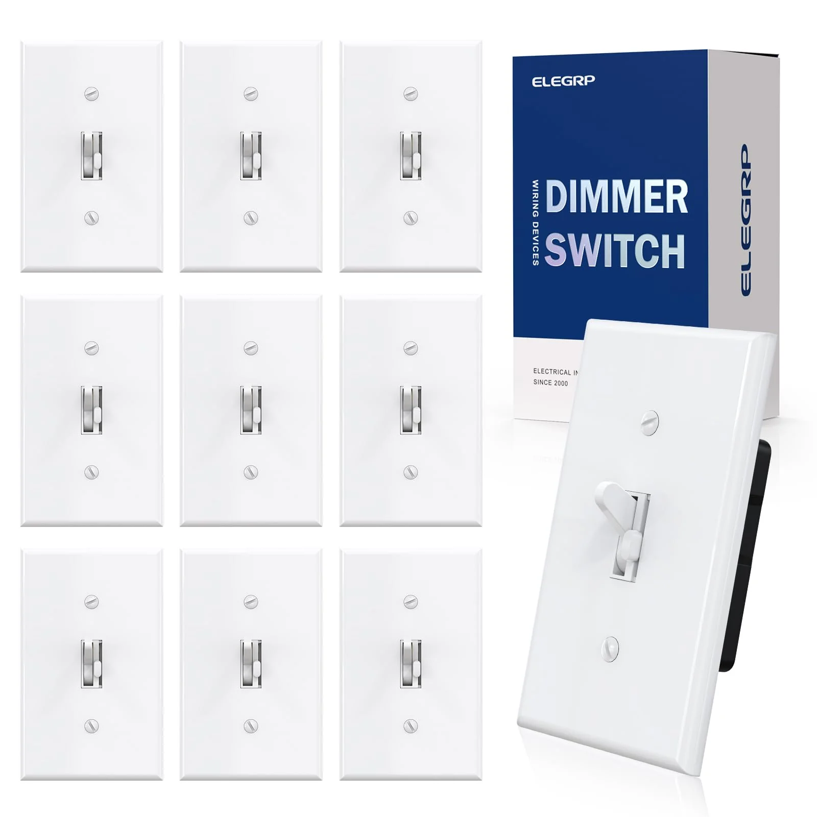 Toggle Dimmer Switch for LED/CFL/Incandescent Bulbs, Single Pole/3-Way - Image 7