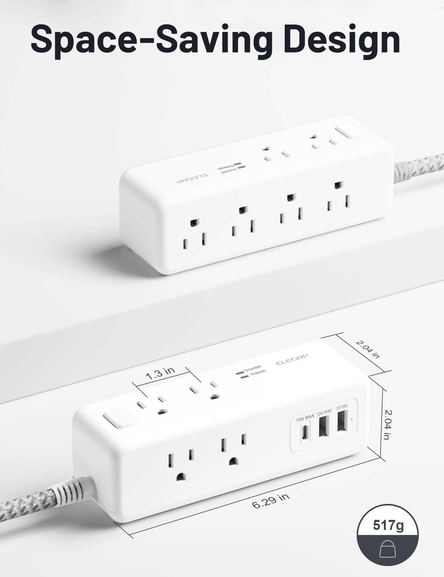 ELEGRP Travel Power Strip - Image 11