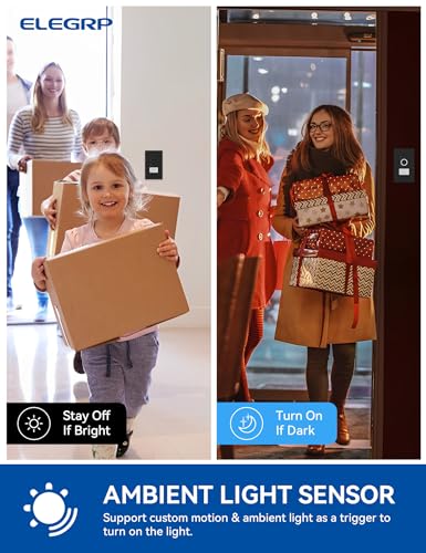 Wi-Fi Smart Motion Sensor Switch with Voice & App Control, Single Pole or 3-Way - Image 7