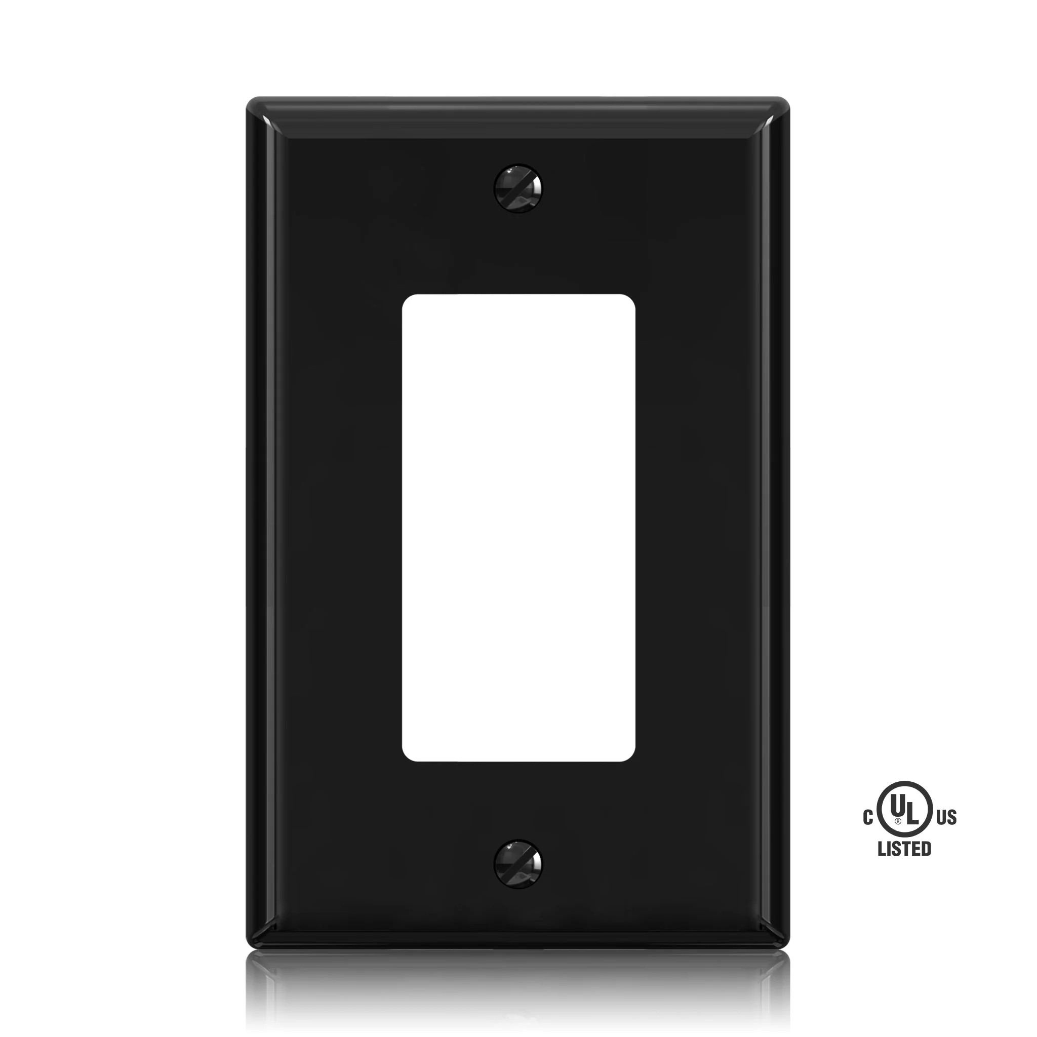 ELEGRP Glossy  1-Gang 2-Gang 3-GangMid-Size Wall Plate, 5 Pack - Image 7