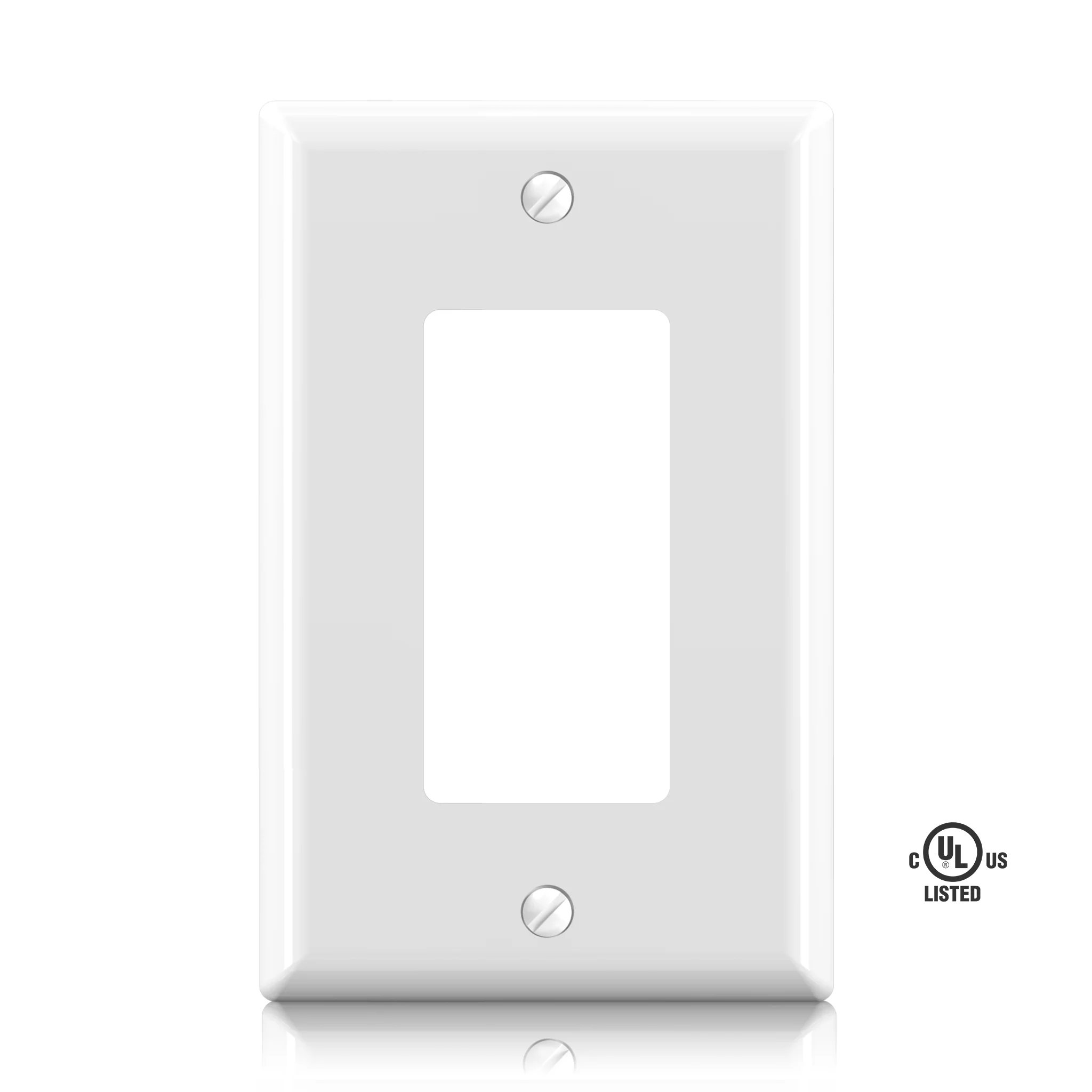 ELEGRP Glossy  1-Gang 2-Gang 3-GangMid-Size Wall Plate, 5 Pack - Image 8